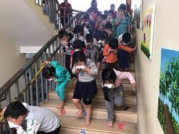 Thành phố Hải Dương diễn tập phòng cháy, chữa cháy trong trường mầm non